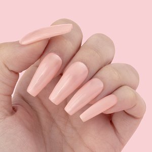 Nail Gel Polish Rubber Base No 016 Pink/Nude 10ml