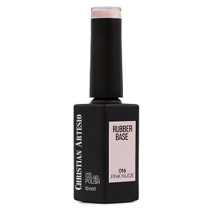 Nail Gel Polish Rubber Base No 016 Pink/Nude 10ml