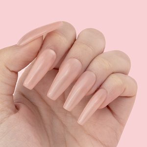 Nail Gel Polish Rubber Base No 017 Pink/Nude 10ml