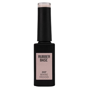 Nail Gel Polish Rubber Base Bare Mood No 017 Nude Beige 10ml