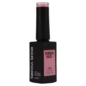 Nail Gel Polish Rubber Base Nude Crush No 020 Pink 10ml