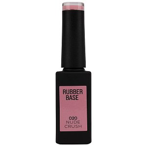 Nail Gel Polish Rubber Base Nude Crush No 020 Pink 10ml