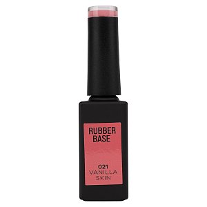 Nail Gel Polish Rubber Base Vanilla Skin No 021 Pink 10ml