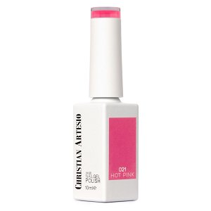 Gel Nail Polish No 021 Deep Pink Neon Pink 10ml - Christian Artesio