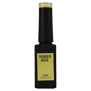 Nail Gel Polish Rubber Base Musty No 023 Yellow Mustard 10ml