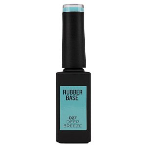 Nail Gel Polish Rubber Base Deep Breeze No 027 Turquoise 10ml