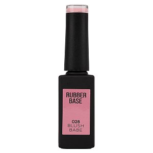 Nail Gel Polish Rubber Base Blush Babe No 028 Pink 10ml