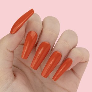 Gel Nail Polish No 028 Ferrari Red Orange Coral 10ml - Christian Artesio