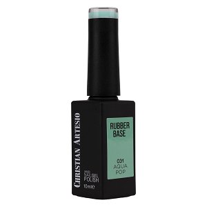 Nail Gel Polish Rubber Base Aqua Pop No 031 Mint 10ml