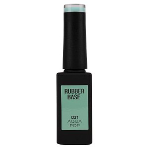Nail Gel Polish Rubber Base Aqua Pop No 031 Mint 10ml