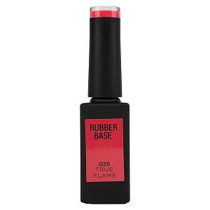 Nail Gel Polish Rubber Base True Flame No 035 Fuchsia 10ml