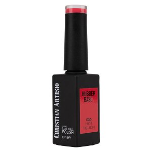 Nail Gel Polish Rubber Base Hot Touch No 036 Fuchsia 10ml