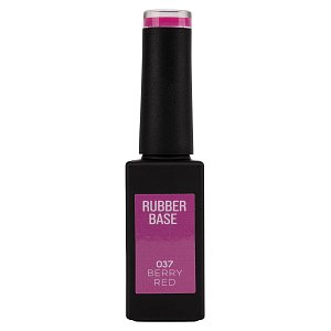 Nail Gel Polish Rubber Base Berry Red No 037 Fuchsia Magenta 10ml