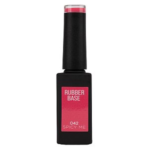 Nail Gel Polish Rubber Base Spicy Me No 042 Fuchsia 10ml