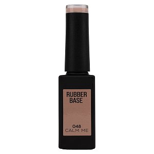 Nail Gel Polish Rubber Base Calm Me No 048 Beige Brown 10ml