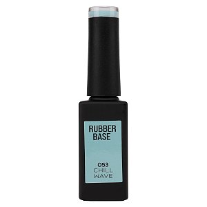 Ημιμόνιμο Βερνίκι Rubber Base Chill Wave No 053 Παστέλ Μέντα 10ml