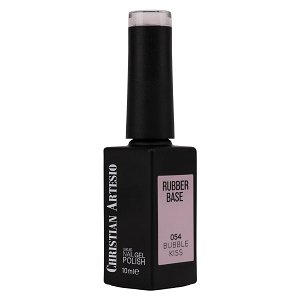 Ημιμόνιμο Βερνίκι Rubber Base Bubble Kiss No 054 Απαλό Ροζ 10ml