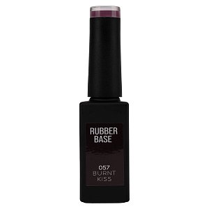 UV/Led Gel Nagellack Rubber Base Burnt Kiss No 057 Aubergine 10ml