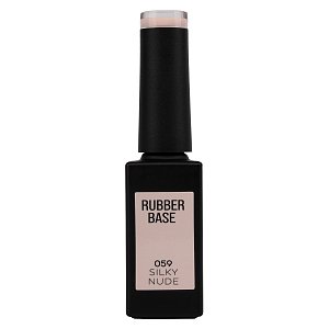 Nail Gel Polish Rubber Base Silky Nude No 059 10ml
