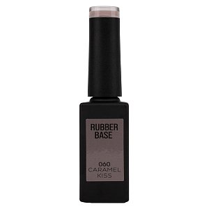Ημιμόνιμο Βερνίκι Rubber Base Caramel Kiss No 060 Μπεζ Καφέ 10ml