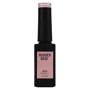 Nail Gel Polish Rubber Base Pinky Vow No 063 Pink 10ml