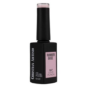 UV/Led Gel Nagellack Rubber Base Love Punch No 067 Zartrosa 10ml