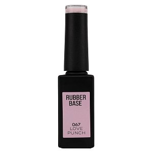 UV/Led Gel Nagellack Rubber Base Love Punch No 067 Zartrosa 10ml