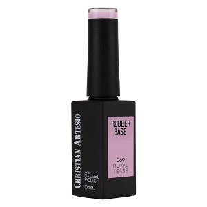 Ημιμόνιμο Βερνίκι Rubber Base Royal Tease No 069 Ροζ 10ml