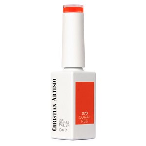 UV Nagellack No 070 Coral Red Neonkoralle 10ml – Christian Artesio