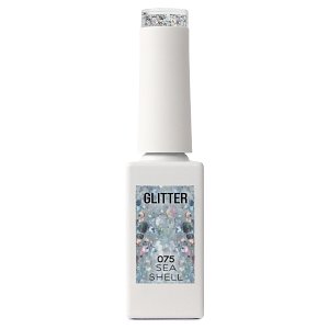 UV Nagellack No 075 Silber Glitzer mit Pailletten-Effekt 10ml – Christian Artesio