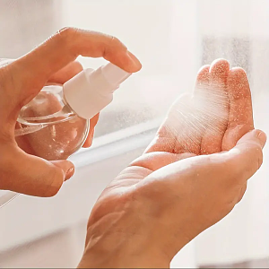 Plastic Bottle with Spray Transparent 250ml