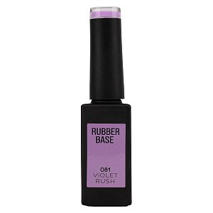 UV/Led Gel Nagellack Rubber Base Violet Rush No 081 Flieder 10ml