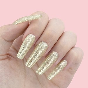 Gel Nail Polish No 098 Champagne Sequin Glitter 10ml - Christian Artesio