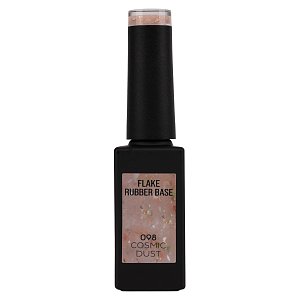 UV/Led Gel Nagellack Rubber Base Cosmic Dust No 098 Nude Flakes 10ml