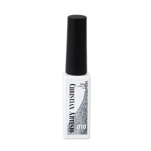 Nail Gel Polish Liner No 010 Silver Glitter 8ml