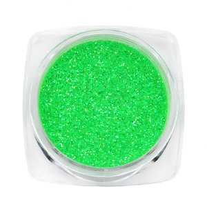 Nail Art Neon Green Glitter Powder 2.5g