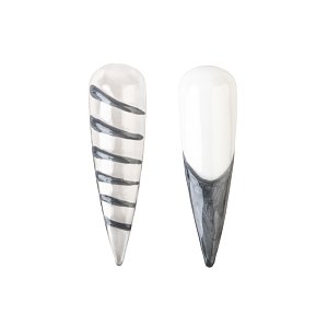 Nail Gel Polish Liner No 009 Silver Metallic 8ml