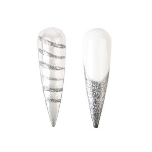 Nail Gel Polish Liner No 010 Silver Glitter 8ml