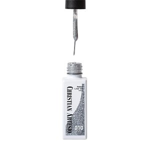 Nail Gel Polish Liner No 010 Silver Glitter 8ml