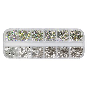 Nail Art Rhinestone Iridizon - White 420pcs