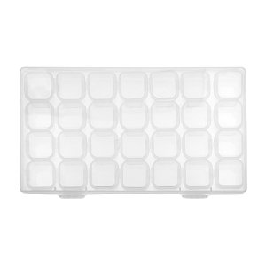 Case for Nail Art Accessories Plastic 28 Places