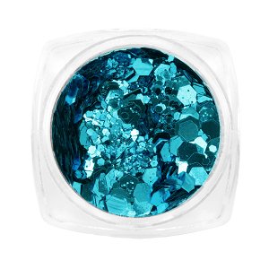 Nail Accessories Flakes Blue 3g