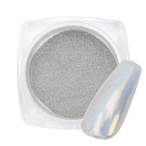 Nail Art Holographic Powder Silver 1g