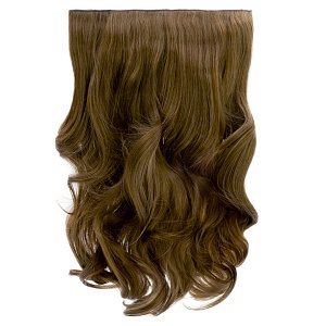 Hair Weft Synthetic HD Wavy with Clip 55cm 185g Harvest Blonde #18H-24