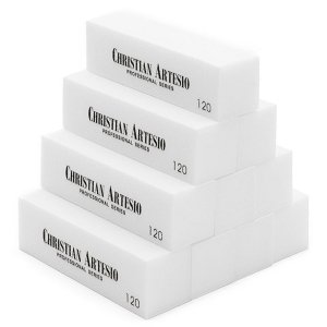 Professional Nail Buffer White #120 set of 10pcs