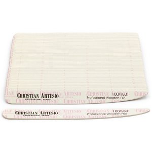 Professional Nail File Green Crescent 100/180 set of 20pcs