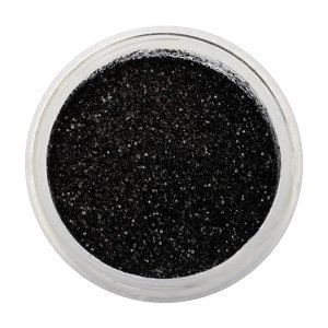 Nail Art Black Glitter Powder 3g