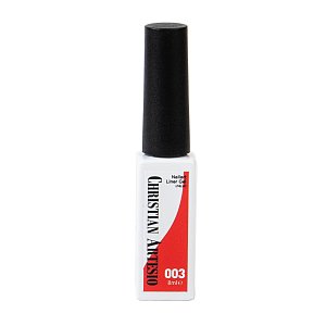 Nail Gel Polish Liner No 003 Red 8ml