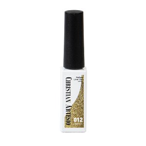 Nail Gel Polish Liner No 012 Gold Glitter 8ml