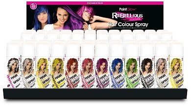 Rebellious Hair Dye Spray Yellow 125ml